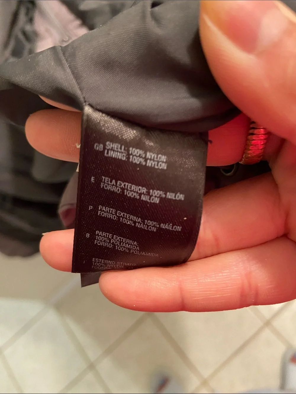 The North Face Hooded Colorblock Shell Jacket in Gray